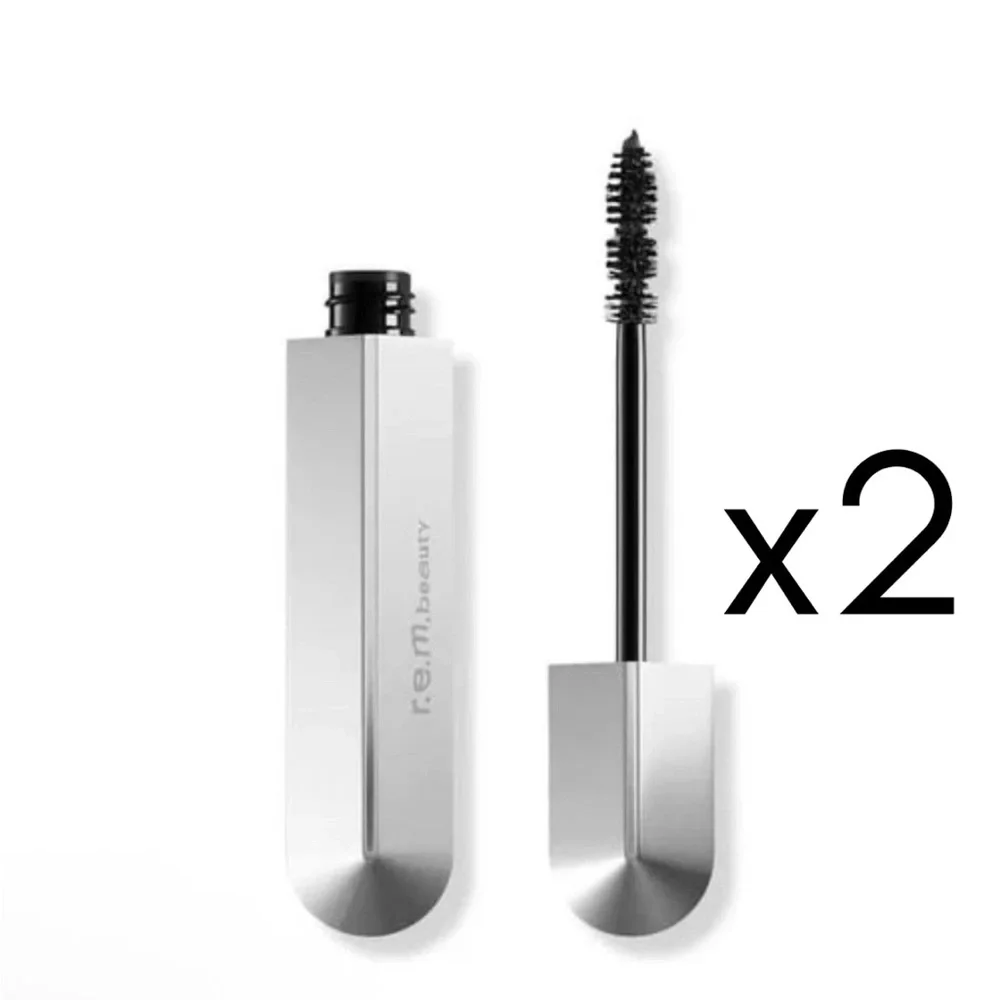 REM r.e.m. Beauty Flourishing Volumizing Mascara Midnight Black LOT OF 2 NEW NIB